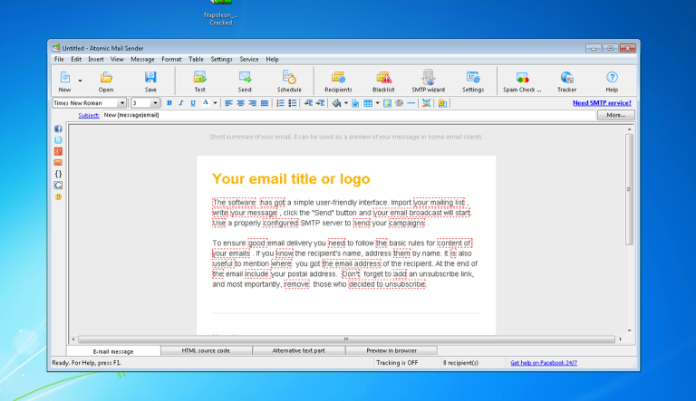 Atomic mail sender 9.4 Cracked