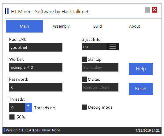 hMinerPTS Bitcoin Miner 2025