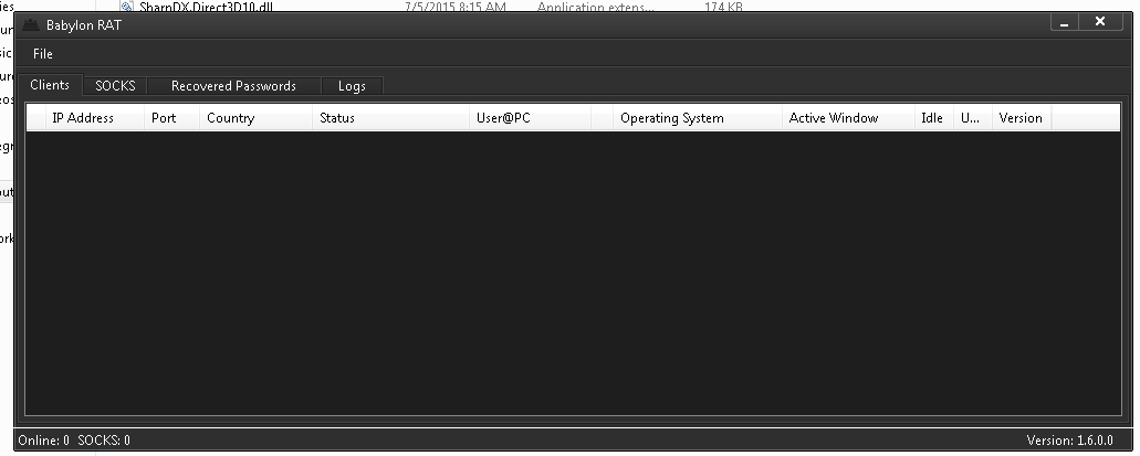 Babylon RAT 1.6.0