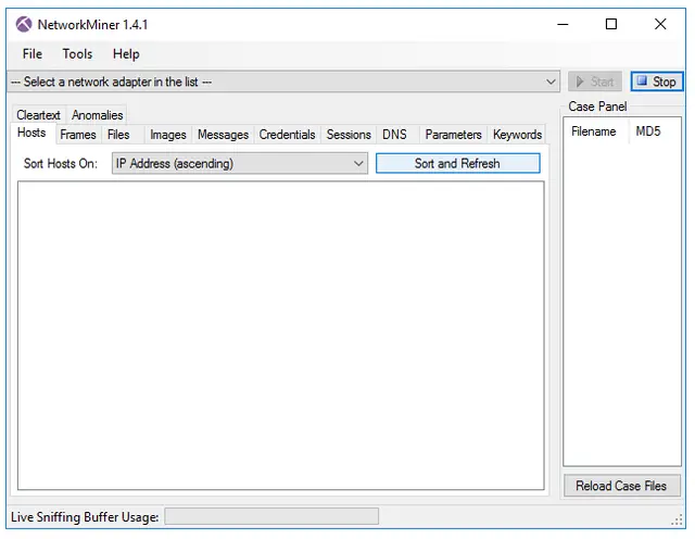 NetworkMiner 1.4.1