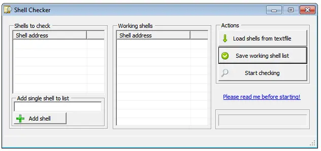 Shell Checker 2025